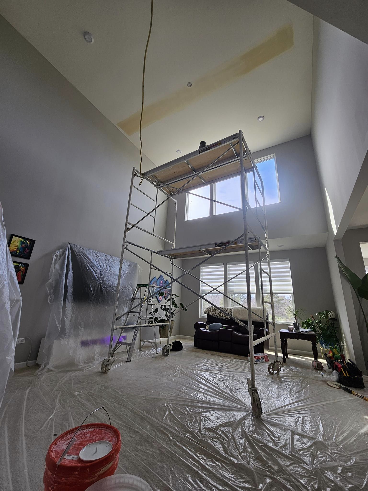 Drywall — living room