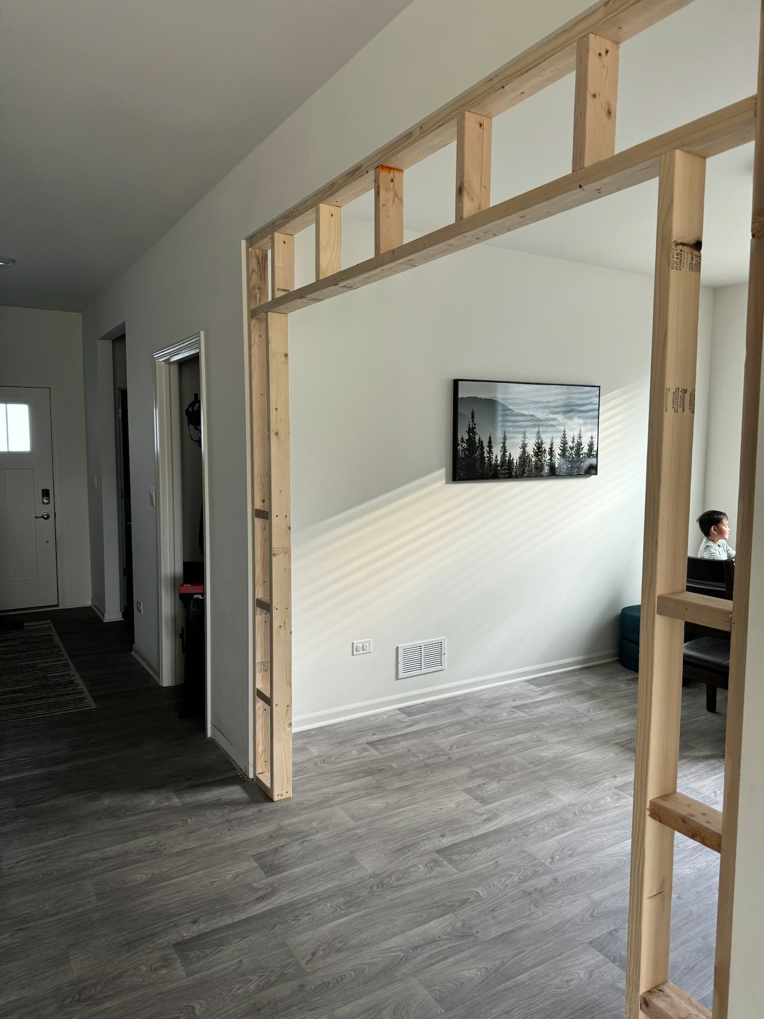 Walkway prep for doors